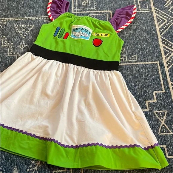 Kids Toy Story Buzz Lightyear Costume Dress - Picture 5 of 11
